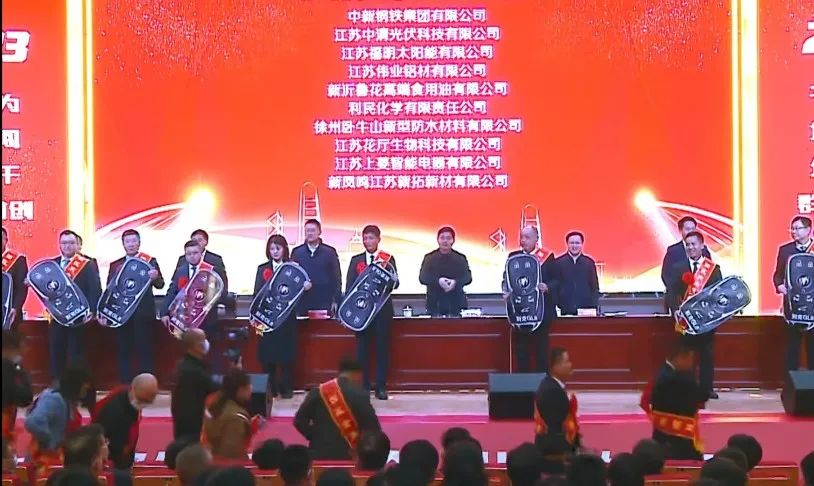 江苏新宝GG喜获新沂经开区“突出孝顺”“金牌项目”双项声誉